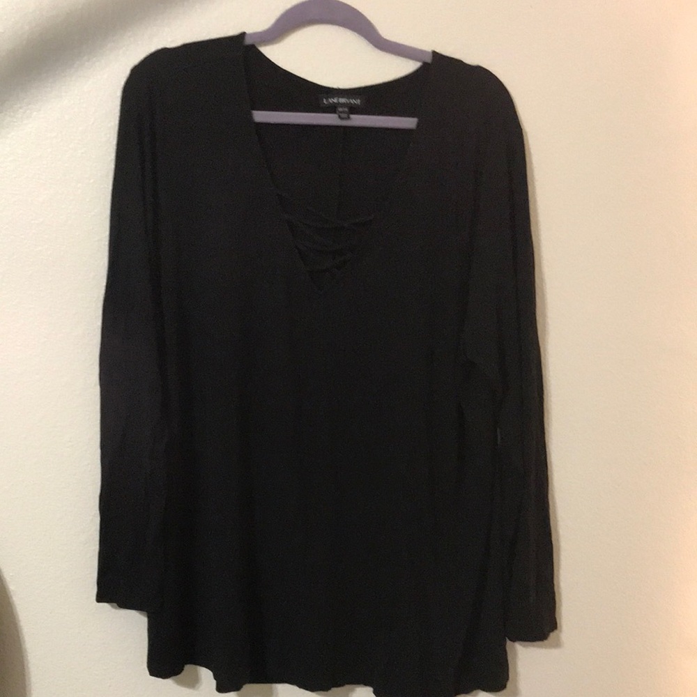 LONG SLEEVE SEXY V NECK